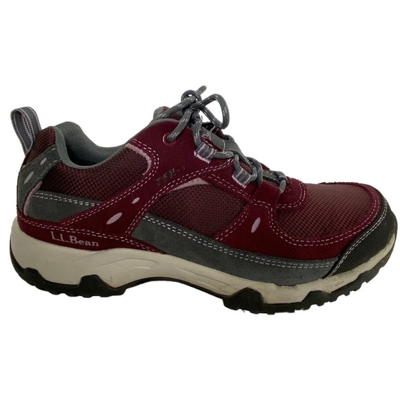 L.L. Bean Shoes - L.L Bean Trail Model 4 Hiking Shoes Burgundy/Light Rosewood Women's Size 9 wide